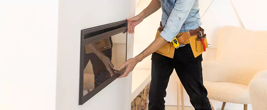 Metal Fireplace Installation in Hollister, California