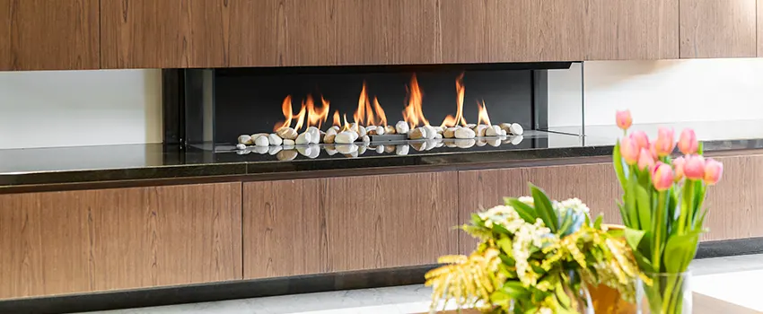 Double-height Fireplace Design Refurbishment in Hollister, California