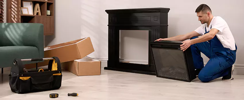 Old Rusted Metal Fireplace Repair And Replacement in Hollister, CA